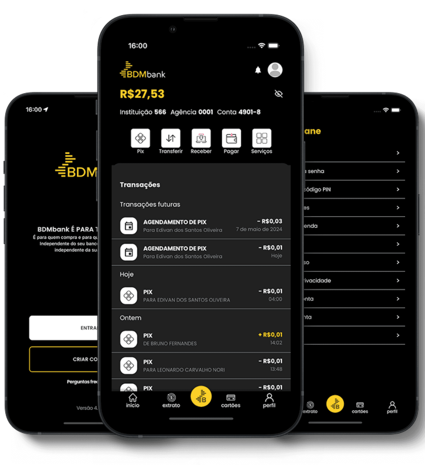 Aplicativo no celular